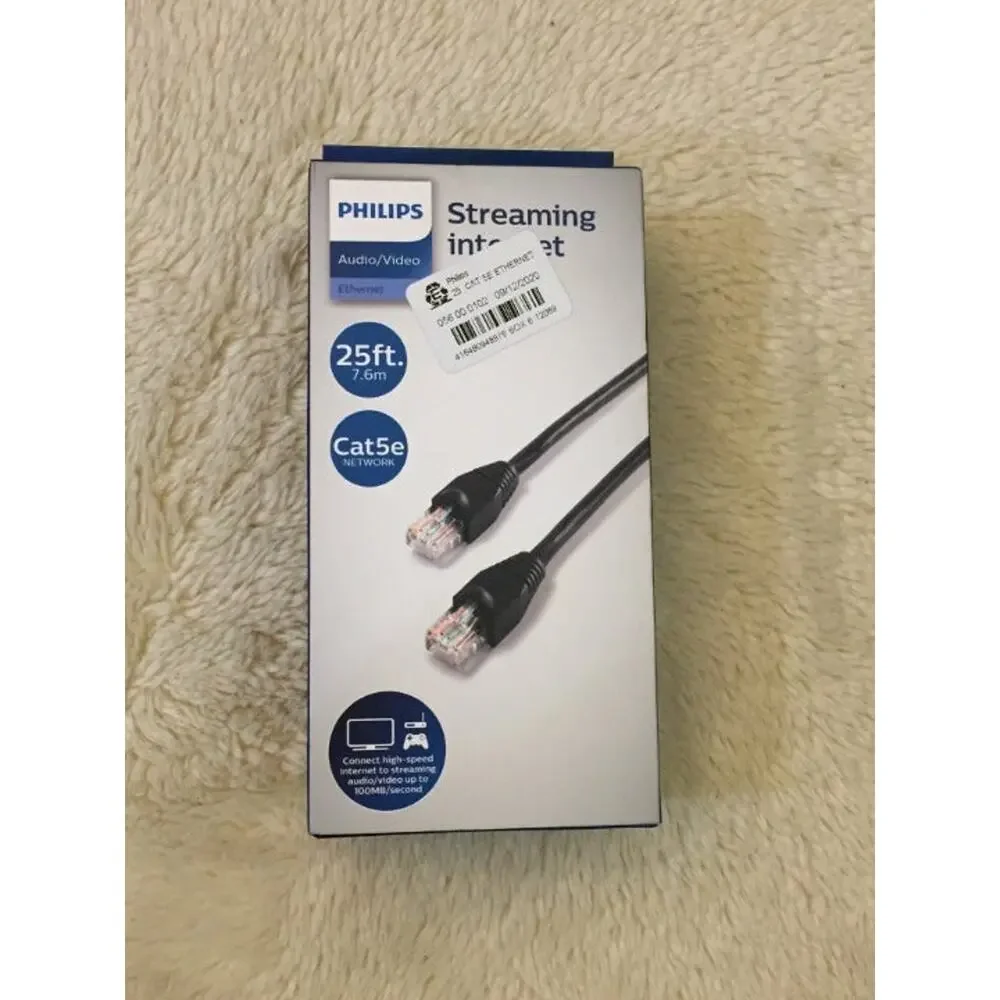 Philips Cat 5e Ethernet Cable - 25ft